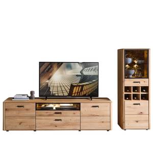 Wohnwand Morena 29 Braun - Massivholz - Holzart/Dekor - 280 x 169 x 45 cm