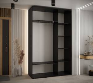 SCHWEBETÜRENSCHRANK SAPPORO 1 Schwarz - Weiß - 150 x 45 cm - 3 Türen