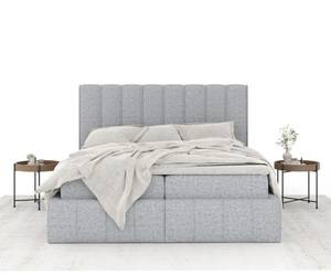 Boxspringbett Moretti Grau - Breite: 200 cm