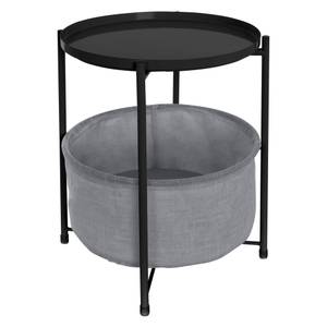 Table d'appoint ML-DESIGN Set Noir - Métal - 46 x 53 x 46 cm