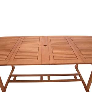 Ausziehtisch LAGO 180/260x100cm Braun - Massivholz - Holzart/Dekor - 260 x 74 x 100 cm