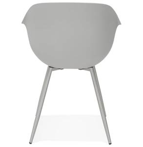 Fauteuil KELLY Gris - Métal - 60 x 85 x 60 cm