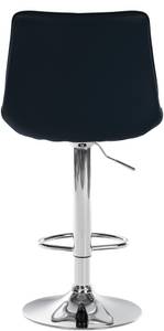 Tabouret de bar Toni Lot de 2 Noir