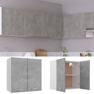 Armoire suspendue 3016496-6 Gris - Gris minéral - 60 x 60 cm