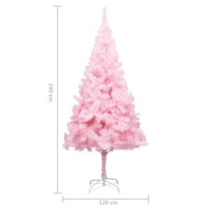 Künstlicher Weihnachtsbaum 3009271 Pink - Metall - Kunststoff - 120 x 240 x 120 cm