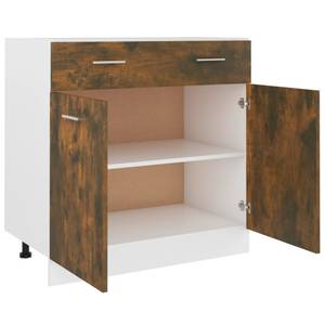 Küchenschrank 3015789-16 Braun - Raucheiche Dekor - 80 x 46 cm