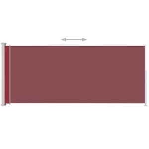 Auvent latéral 3005782 Rouge - 500 x 220 cm