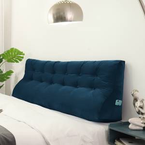 Oreiller cunéiforme ergonomique Bleu - Largeur : 180 cm