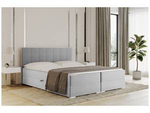 Boxspringbett Chandon Hellgrau - Breite: 186 cm - H4