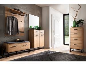 Garderobe Torrico 23 (5-tlg.) mit Kissen Braun - Holzwerkstoff - Holzart/Dekor - 241 x 196 x 44 cm