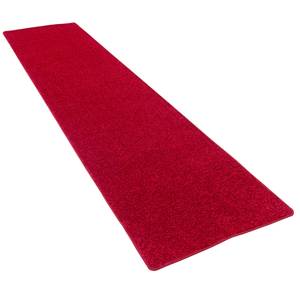 Hochflor Velours Teppich Läufer Mona Rot - 100 x 100 cm