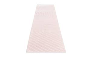 Tapis de passage Darya CCCLIV Rose foncé - Textile - 84 x 1 x 302 cm