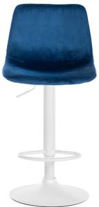 Tabouret de bar Divo Lot de 2 Bleu