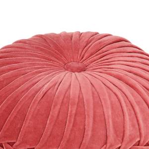 Sitzpuff Pink - Textil - 40 x 30 x 40 cm