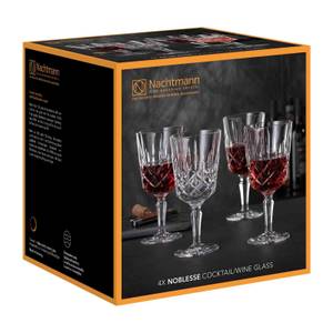 Cocktailgläser Noblesse 4er Set Glas - 9 x 19 x 9 cm