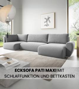 Ecksofa PATI Maxi Hellgrau