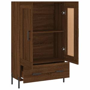 Highboard DE8247 Eiche Schwarzbraun Dekor