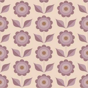 Tapete Blumen 7488 Violett