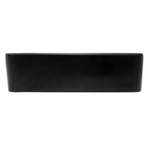 Lavabo Rectangulaire 49x36,5x14mm Noir - Céramique - 48 x 14 x 38 cm