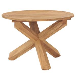 Table de jardin Marron - Bois massif - Bois/Imitation - 110 x 75 x 110 cm