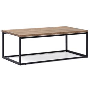 Table basse Icub U.  60x80x43 cm. Noir Noir - Bois massif - Bois/Imitation - 80 x 42 x 60 cm