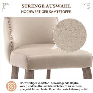 Esszimmerstuhl Pastoral (2er Set) Beige - 2er Set