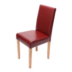 Chaise de salle à manger Littau Marron - Rouge