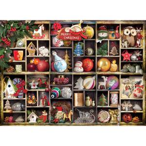 Puzzle Weihnachtsornamente 1000 Teile Papier - 26 x 6 x 36 cm