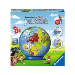 Globus Puzzle Globus 72 Teile Kunststoff - 22 x 7 x 22 cm