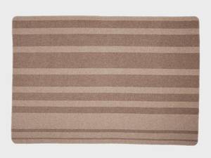 Decke Merino   Chestnut Braun - Naturfaser - Textil - 150 x 1 x 220 cm