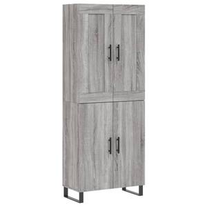 Highboard DE6838 Grau - Holzwerkstoff - 34 x 180 x 70 cm