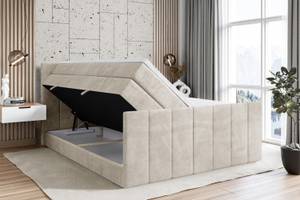 Boxspringbett MOETI-Z KING Beige - Breite: 120 cm