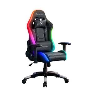 Agility Compact RGB Gaming Bürostuhl Schwarz - Multicolor - Höhe: 117 cm