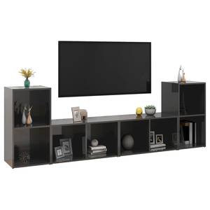 TV-Schrank(4er Set) 3007963 Grau - Holzwerkstoff - 72 x 37 x 35 cm