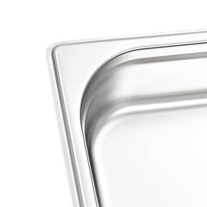 Gastronorm-Behälter Silber - Metall - 18 x 7 x 33 cm
