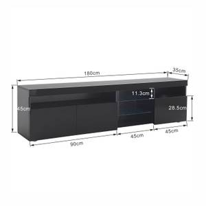 Buffet bas LED Neptunus Ⅰ Noir