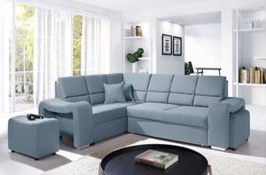 Ecksofa WAKI Blau - Ecke davorstehend links