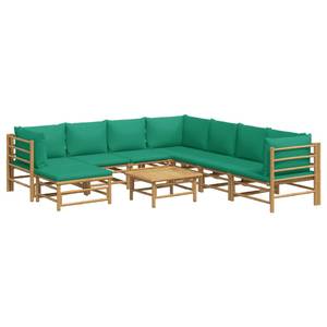 Salon de jardin 3028491-28 (lot de 9) Marron - Vert