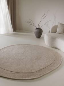 Tapis de laine Shape Blanc crème