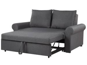 Canapé convertible SILDA Noir - Gris foncé - Gris