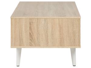 Table basse SWANSEA Marron - Blanc - Bois manufacturé - 120 x 46 x 60 cm