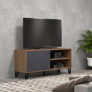 TV Tisch Montez Grau - Holzwerkstoff - 40 x 56 x 123 cm