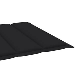 Coussin de chaise longue 3005774-2 Noir - Largeur : 60 cm