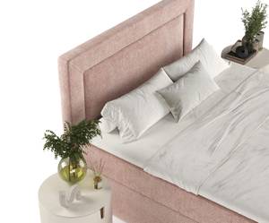 Boxspringbett Palmera Pink - Breite: 140 cm