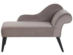 Chaiselongue BIARRITZ Grau - Taupe - Armlehne davorstehend links - Ecke davorstehend rechts