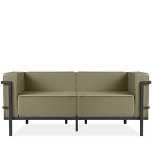 Gartensofa TRIGLO Beige - Dunkelgrau - Breite: 164 cm