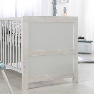 Babybett Mila Grau - Holzwerkstoff - 76 x 82 x 144 cm