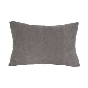 Kissen Ribbed Grau - Textil - 60 x 4 x 35 cm