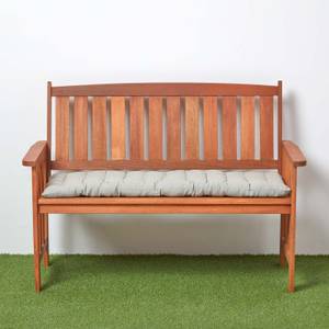 Sitzkissen für Bänke und Gartenbänke Grau - 42 x 108 cm