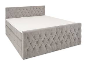 LONDON Boxspringbett mit Bettkasten Grau - Breite: 180 cm